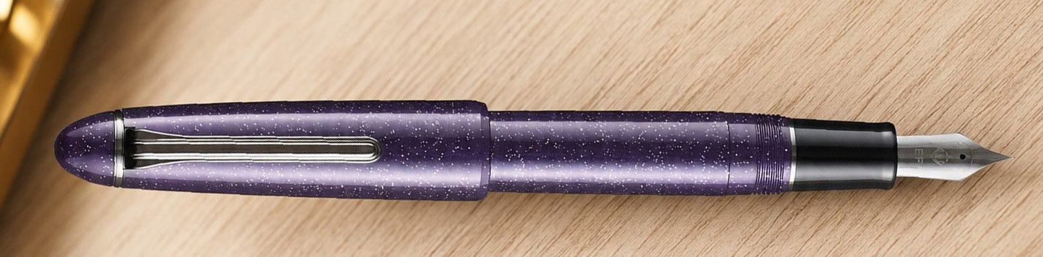 Sailor 1911L Casual Galaxy Nebula Violet PVD Fountain Pen (Limited Edition)