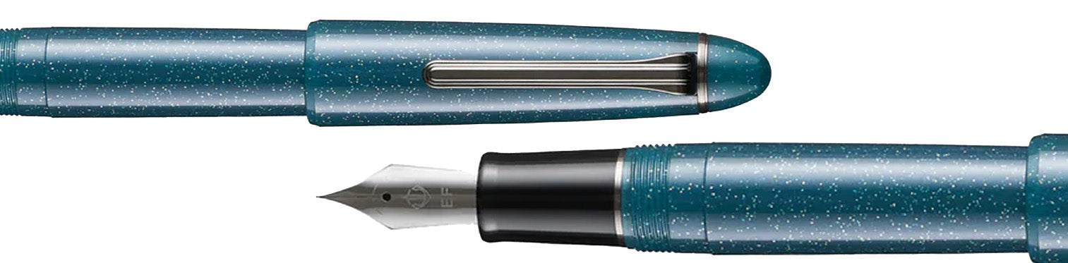 Sailor 1911L Casual Galaxy Meteorite Moss PVD Fountain Pen (Limited Edition)