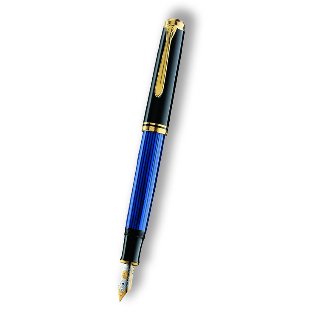 Pelikan Souveran M400 Black/Blue Fountain Pen