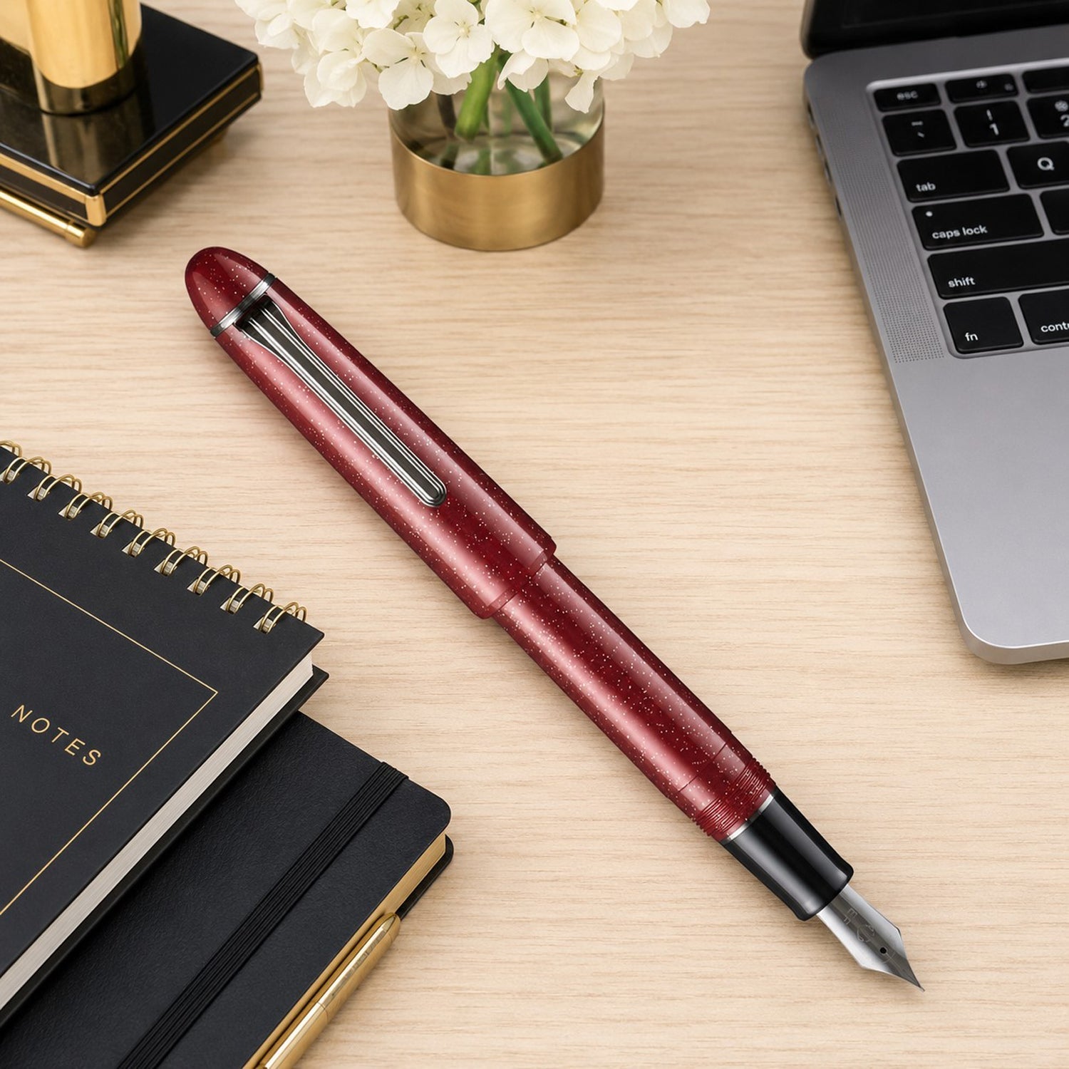 Sailor 1911L Casual Galaxy Supernova Crimson PVD Fountain Pen (Limited Edition)