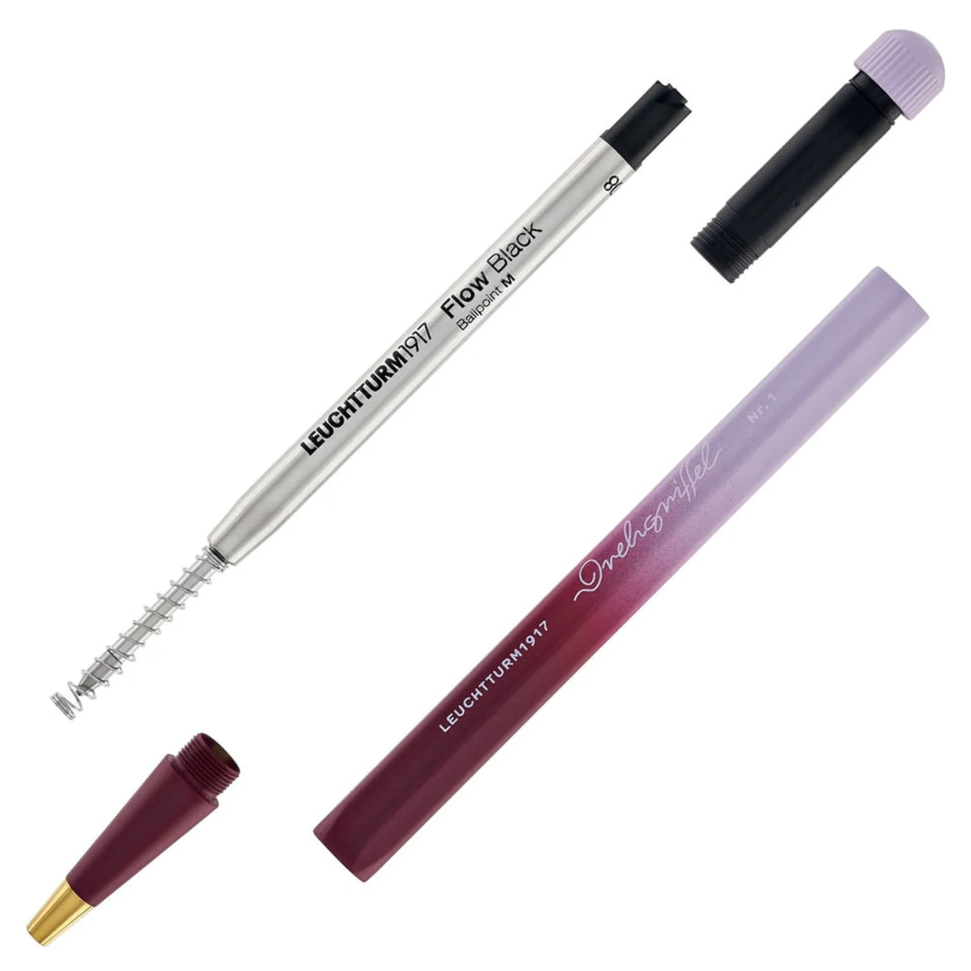 Leuchtturm1917 Limited Edition Drehgriffel Nr. 1 Gradient Ballpoint Pen Port Red/Lilac
