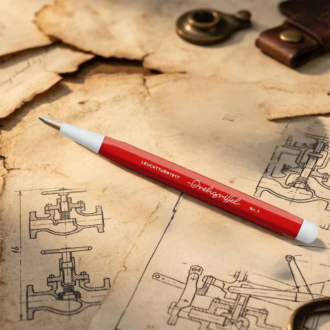 Leuchtturm1917 Drehgriffel No.1 Ballpoint Pen Cherry Red