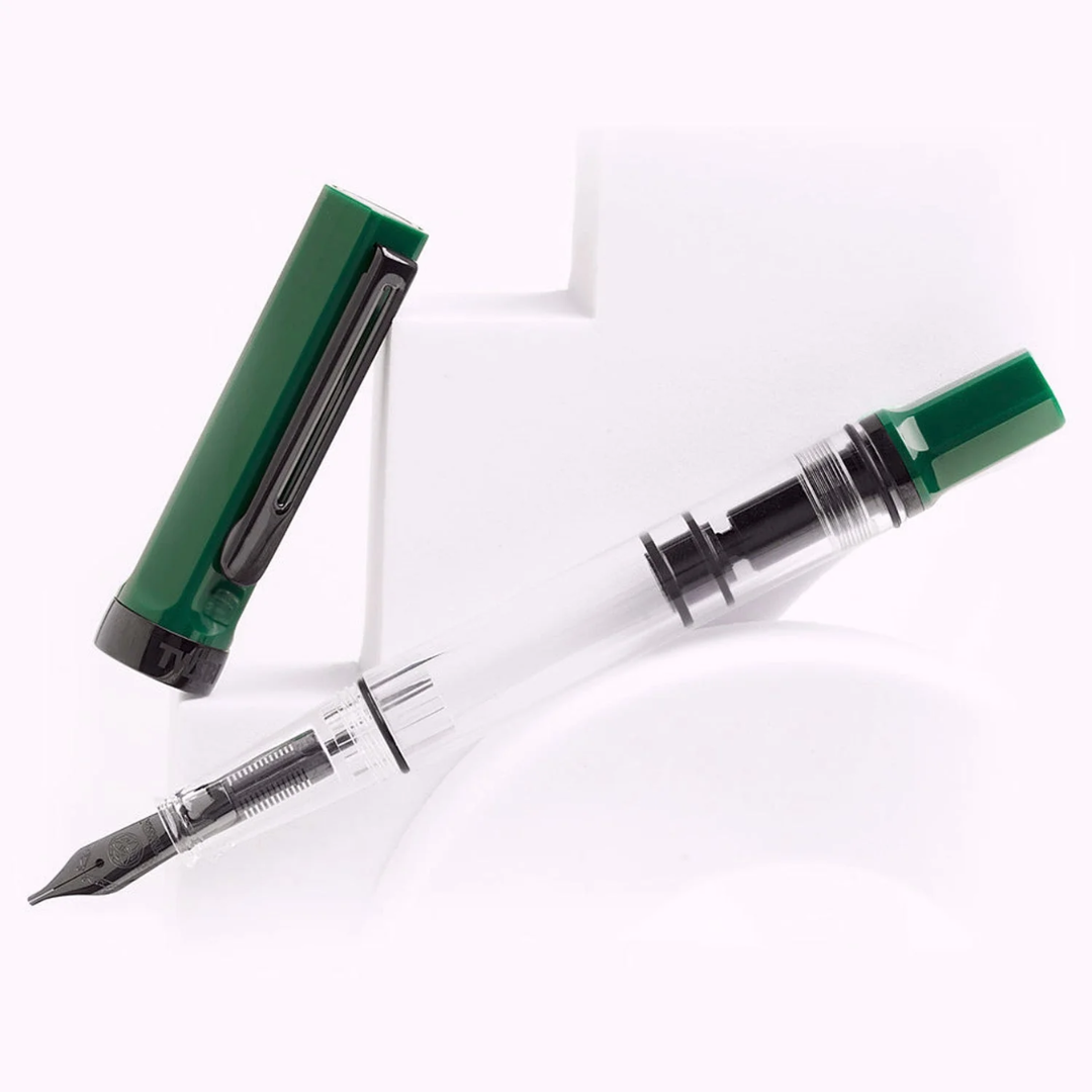 Twsbi Eco Irish Green with Onyx Fountain Pen
