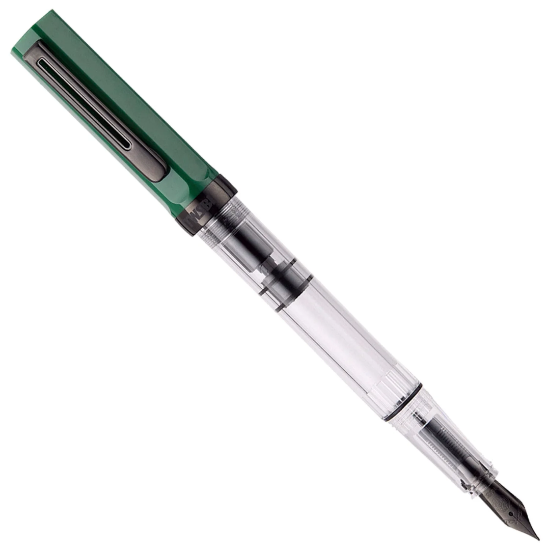 Twsbi Eco Irish Green with Onyx Fountain Pen