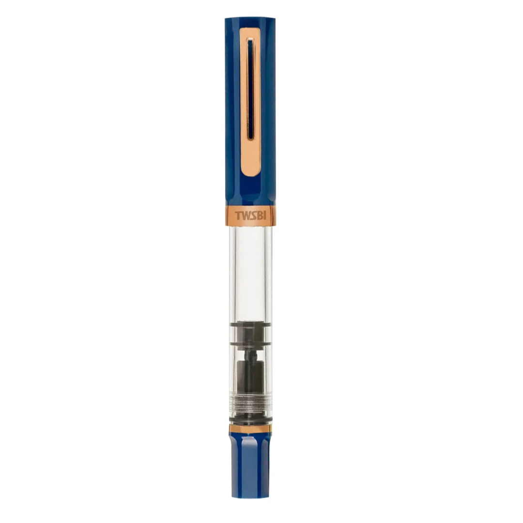 Twsbi Eco Fountain Pen in Indigo Blue with Bronze Trim