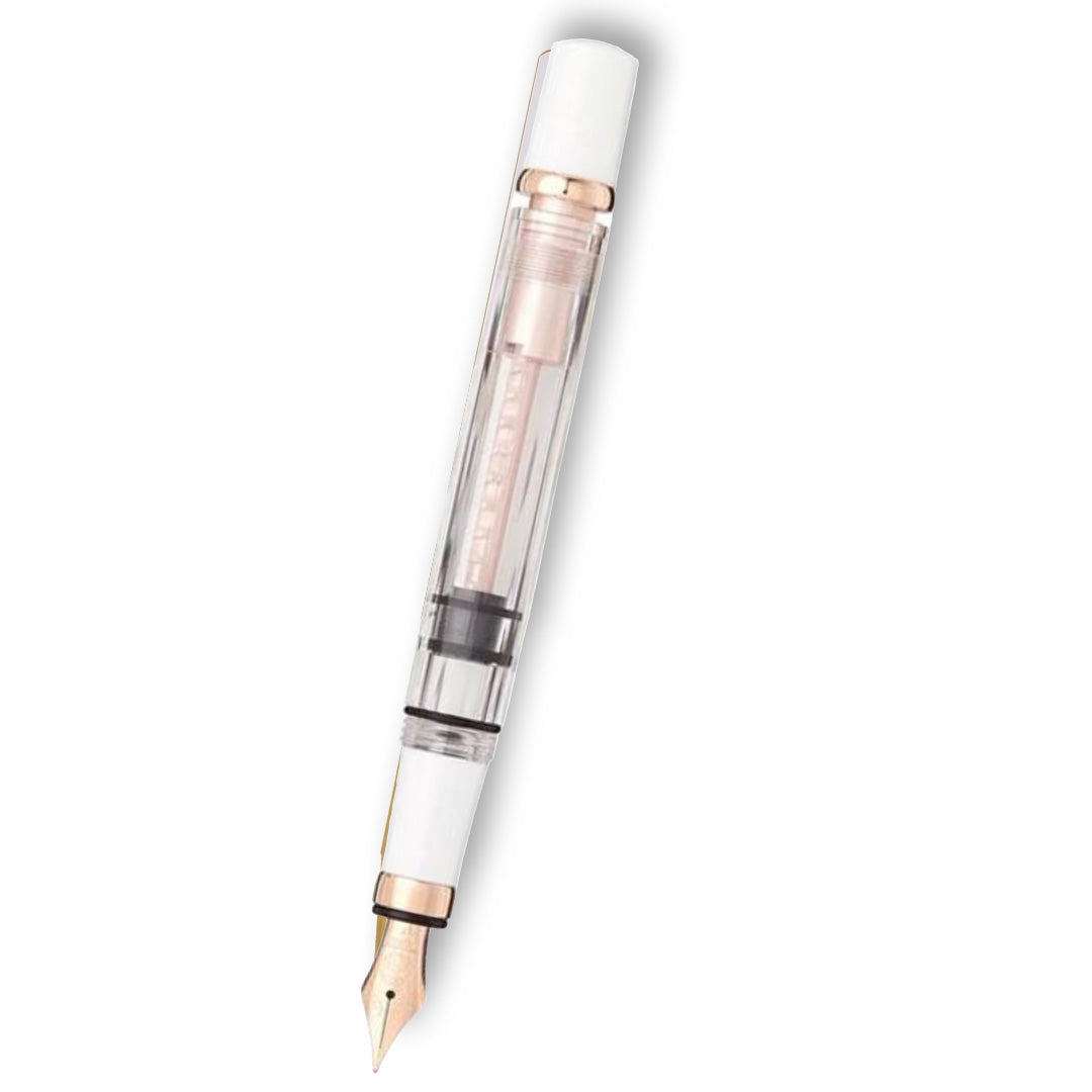 Twsbi Diamond 580 White Rose Gold Fountain Pen