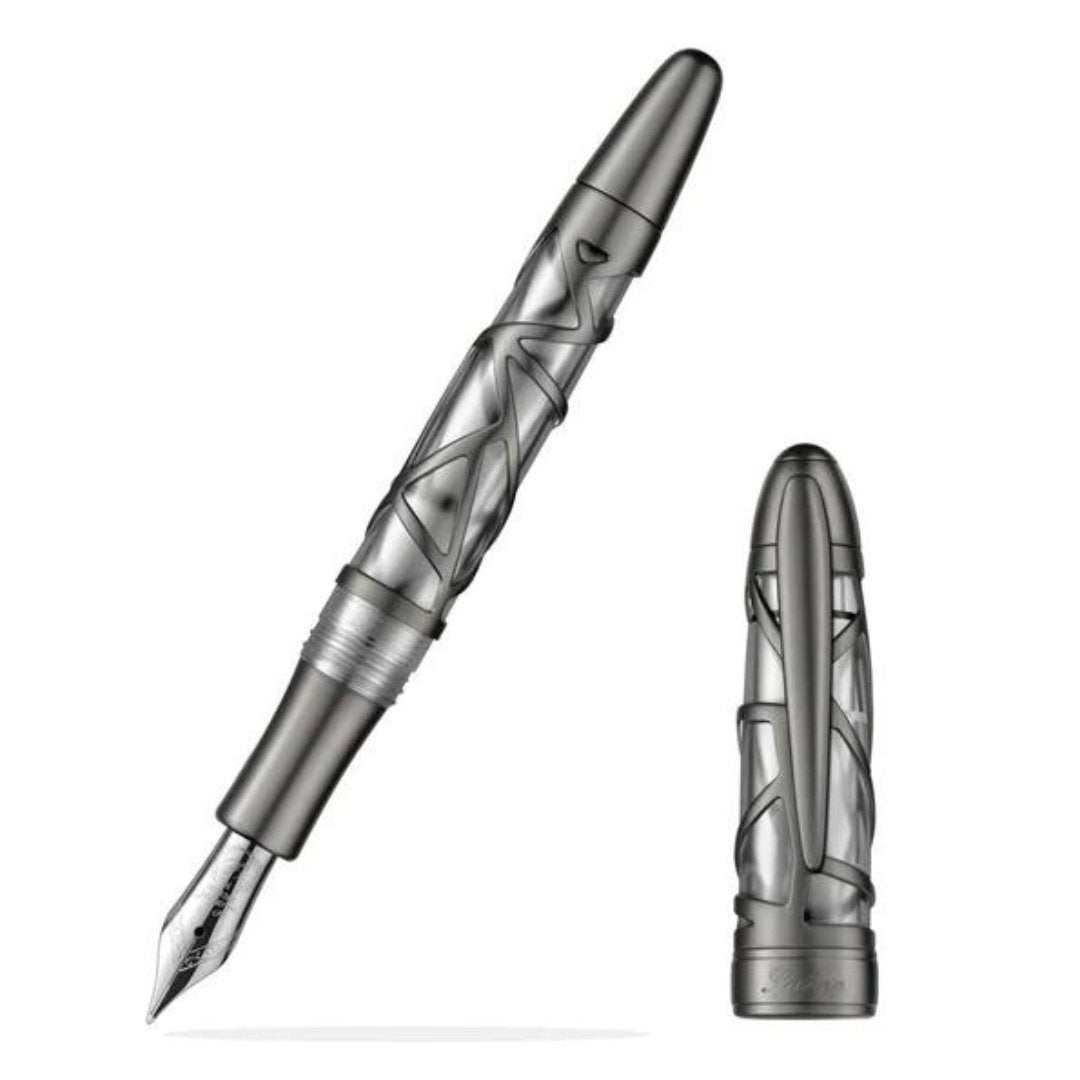 Laban Skeleton Gun Metal Fountain Pen