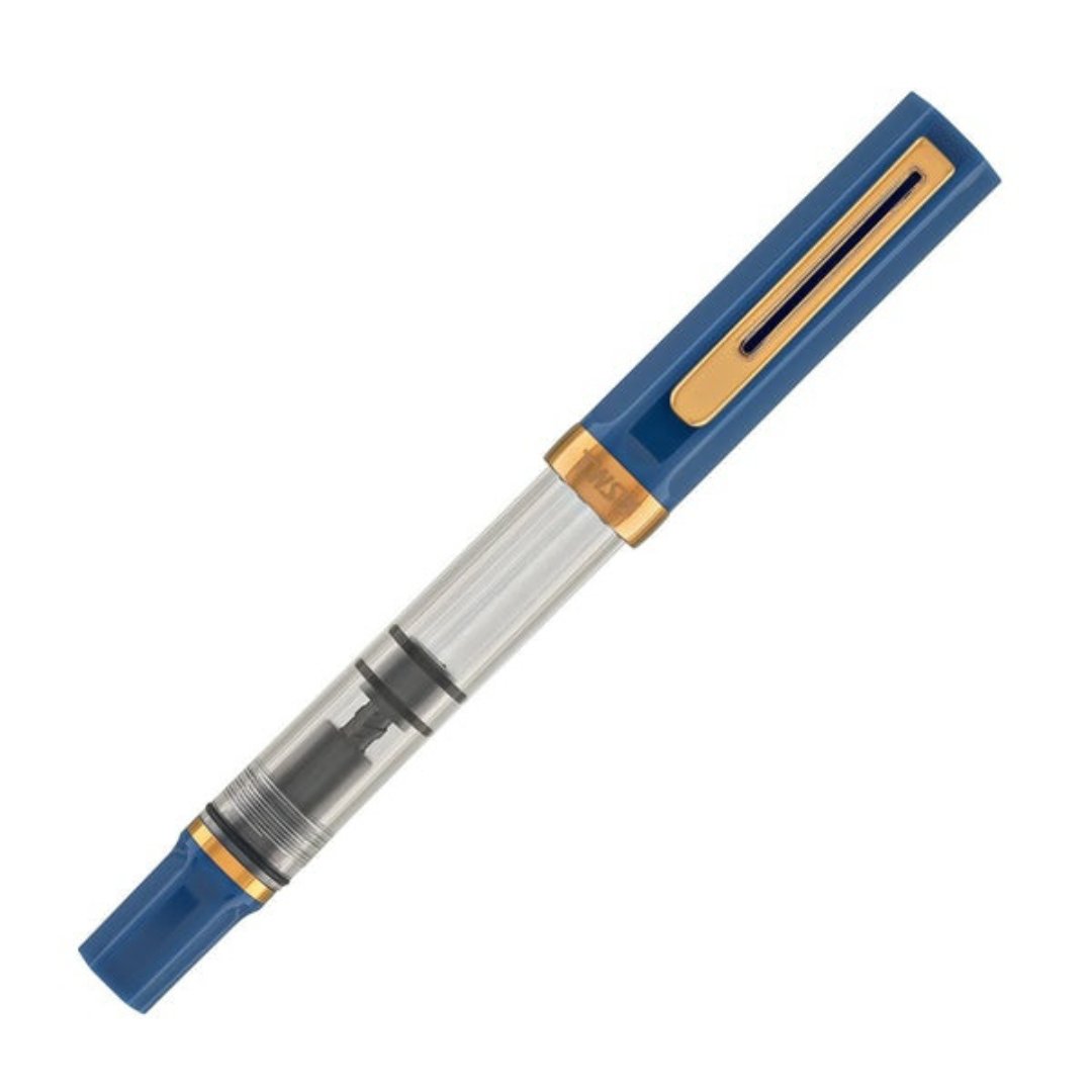 Twsbi Eco Fountain Pen in Indigo Blue with Bronze Trim