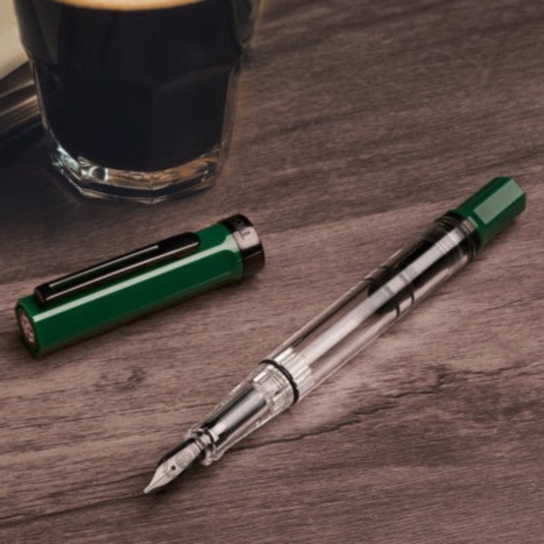 Twsbi Eco Irish Green with Onyx Fountain Pen