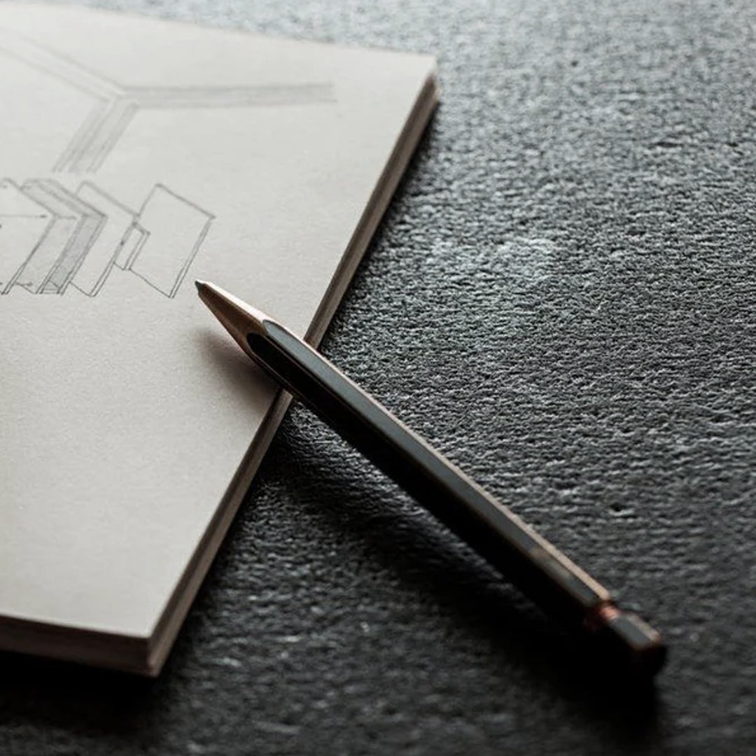 Ystudio Revolve Black Spring Ball Point Pen