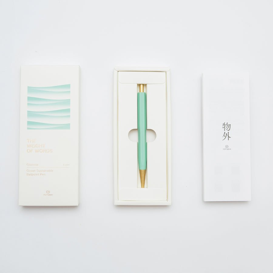 Ystudio Glamour Evolve Ocean Sustainable Ballpoint Pen