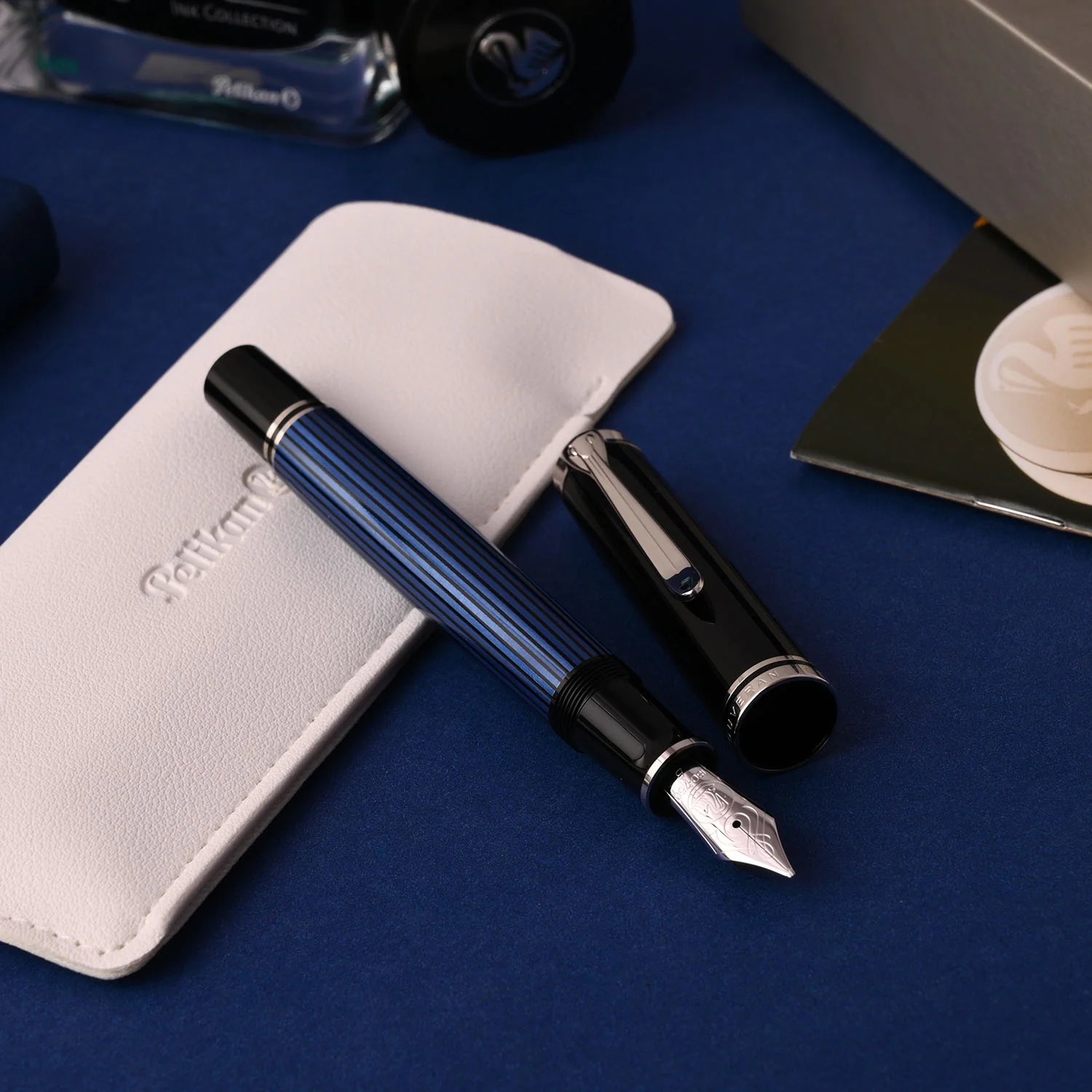 Pelikan Souveran M805 Black/Blue Fountain Pen