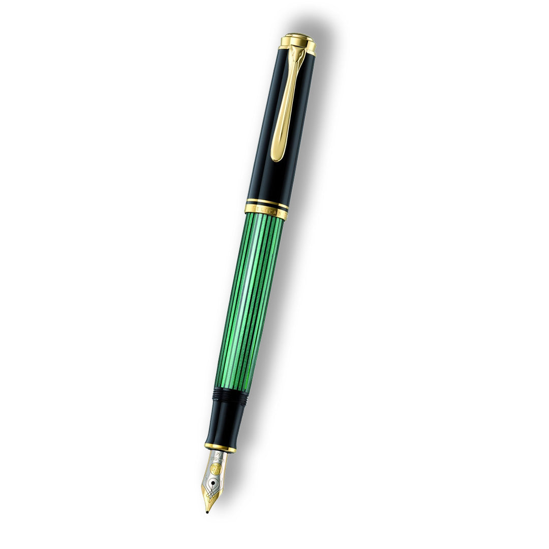Pelikan Souveran M400 Black/Green Fountain Pen