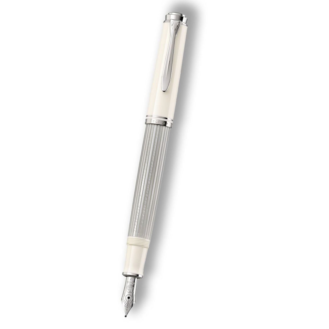Pelikan Souveran M405 Silver/White Fountain Pen