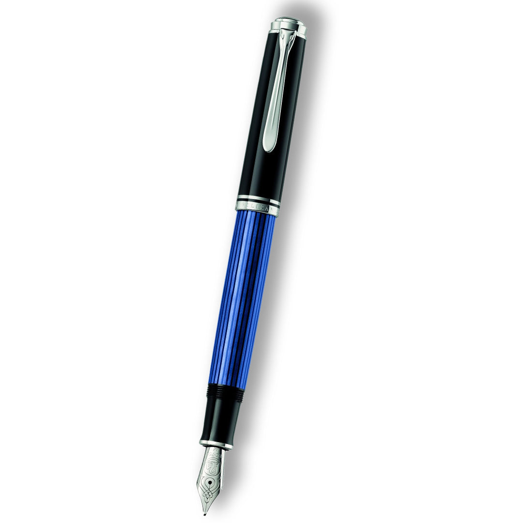 Pelikan Souveran M805 Black/Blue Fountain Pen
