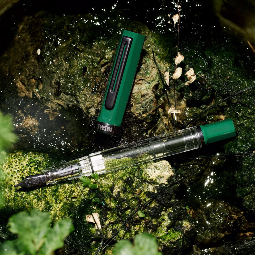 Twsbi Eco Irish Green with Onyx Fountain Pen
