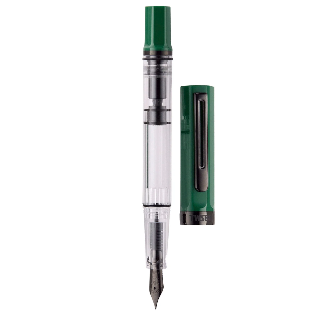 Twsbi Eco Irish Green with Onyx Fountain Pen