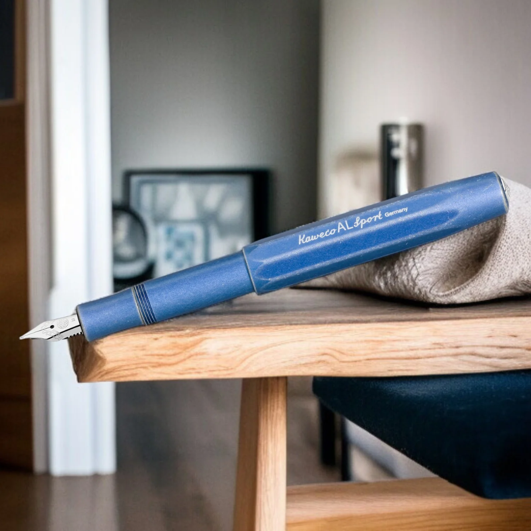 Kaweco AL Sport Stonewashed Fountain Pen Blue
