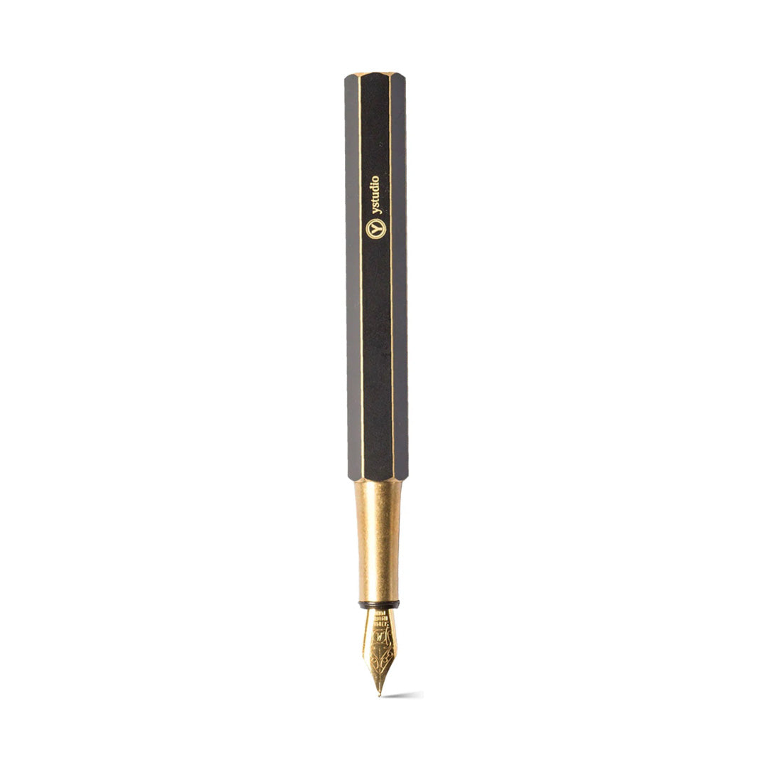 Ystudio Brassing Portable Fountain Pen