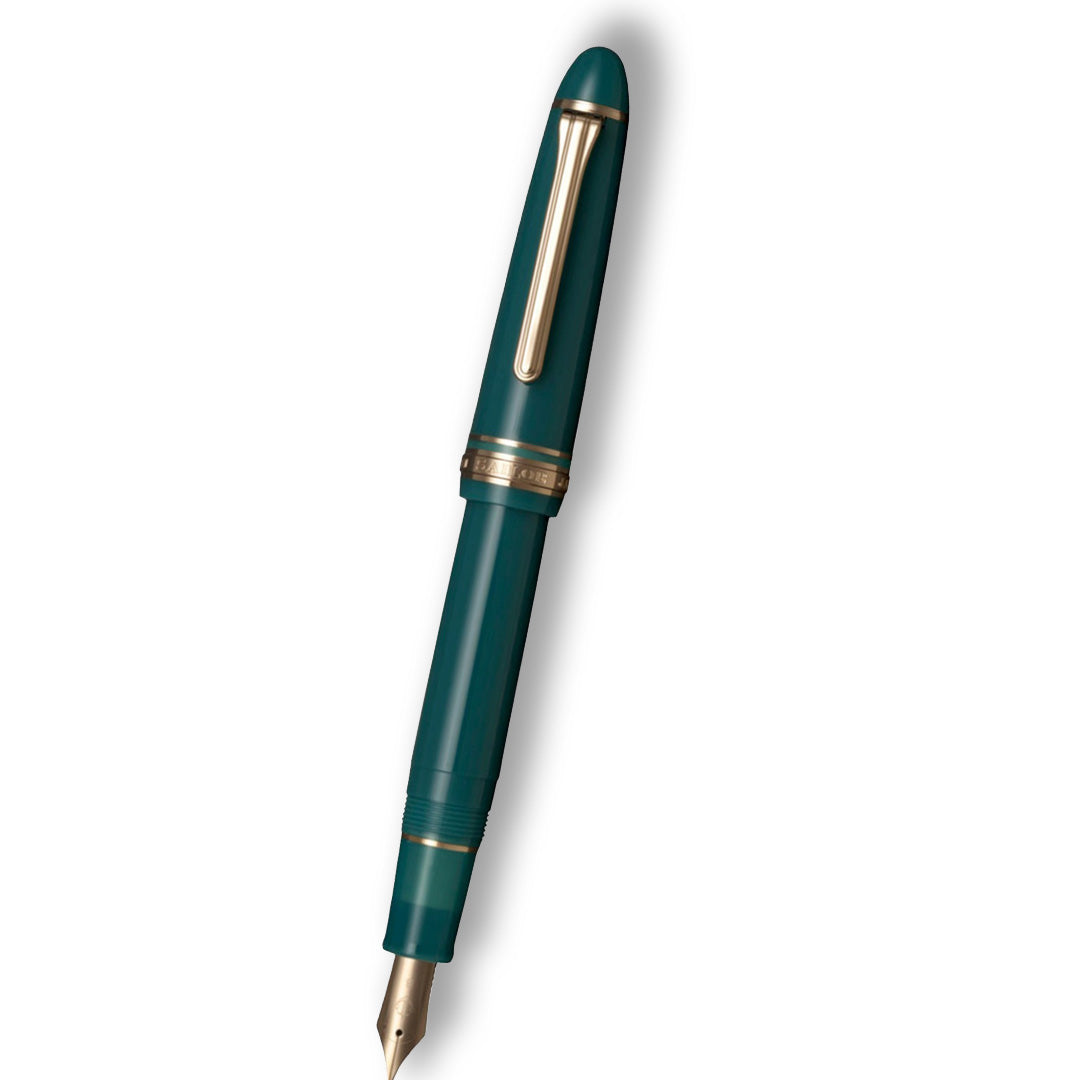 Sailor 1911L Casual Basis Muted Green GT Fountain Pen
