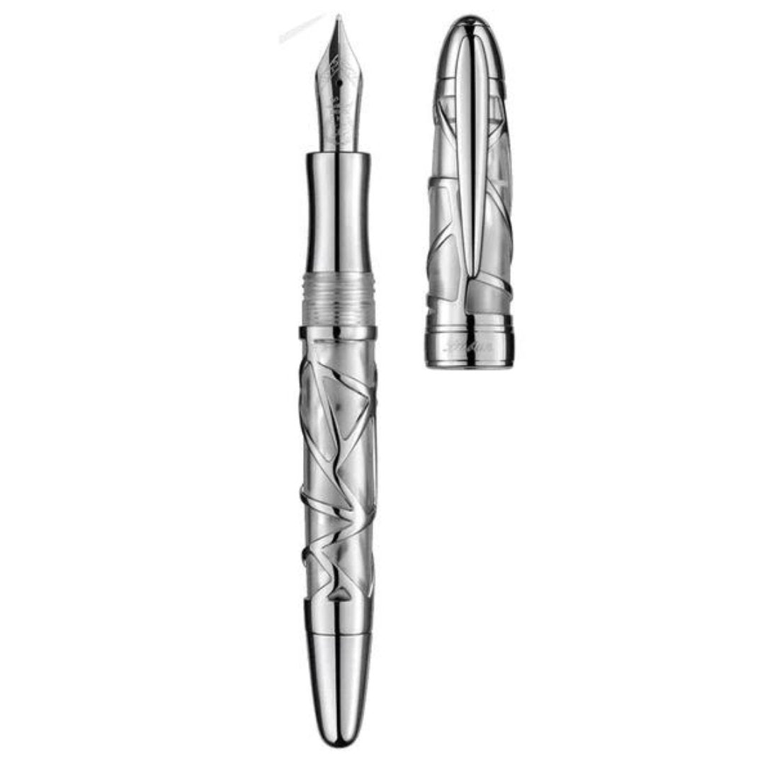 Laban Skeleton Silver Fountain Pen