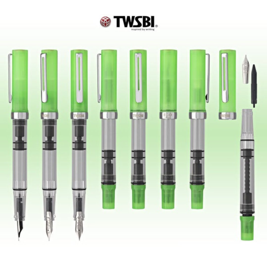 Twsbi Eco Glow Green Fountain Pen