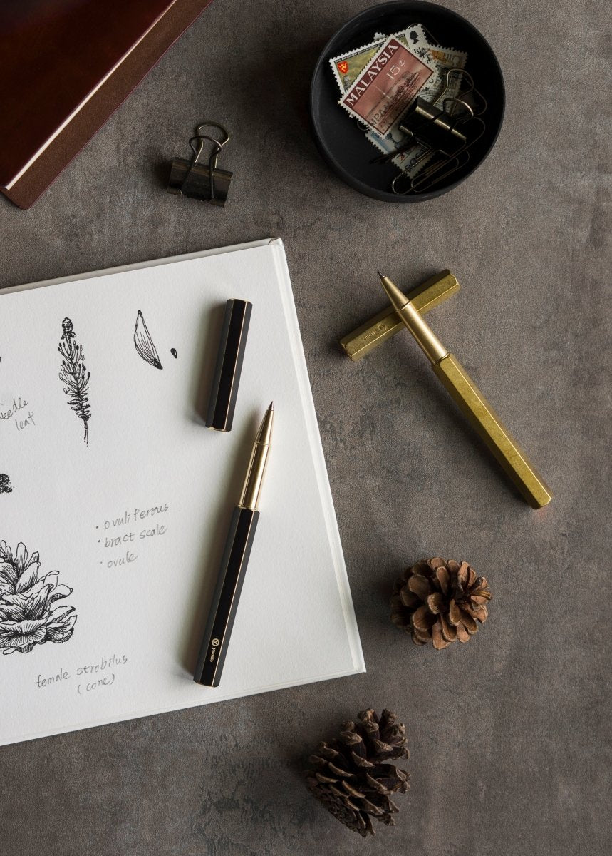 Ystudio Classic Revolve Black Rollerball Pen