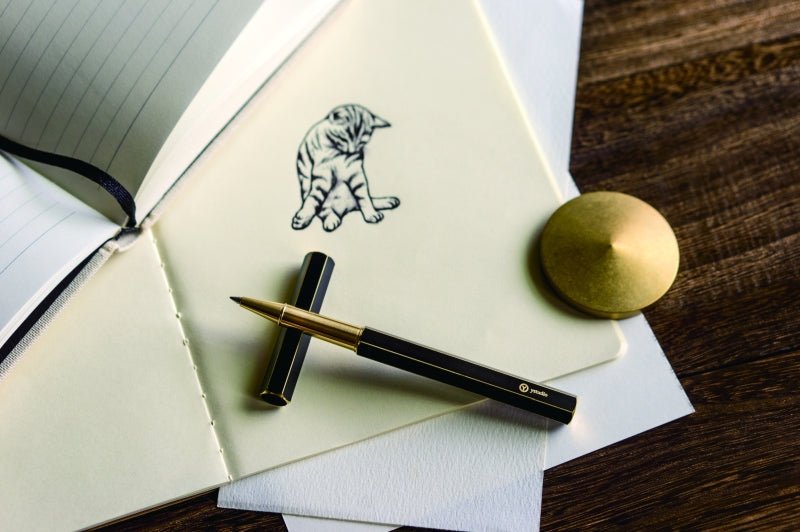 Ystudio Classic Revolve Black Rollerball Pen