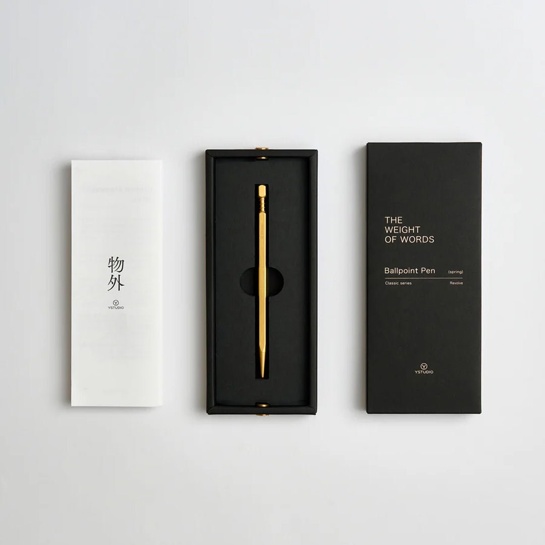 Ystudio Classic Revolve Spring Ballpoint Pen