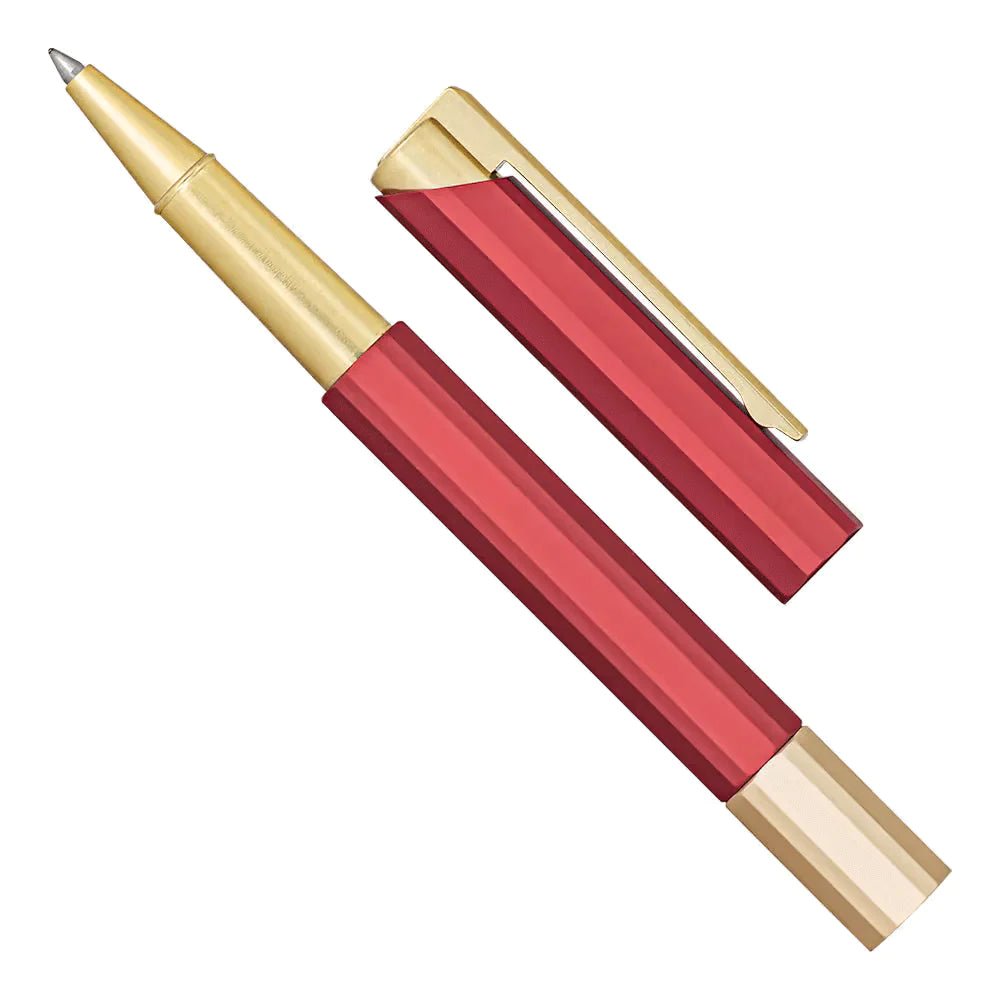 Ystudio Glamour Series Evolve Bihex Blue Gin Rollerball Pen